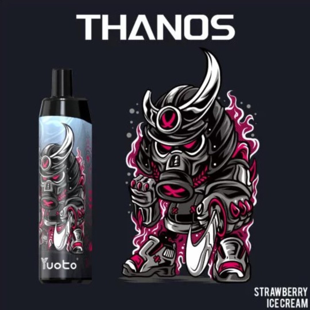 Yuoto thanos 5000 puffs - strawberry ice cream / 50mg(5% ) - disposable vape