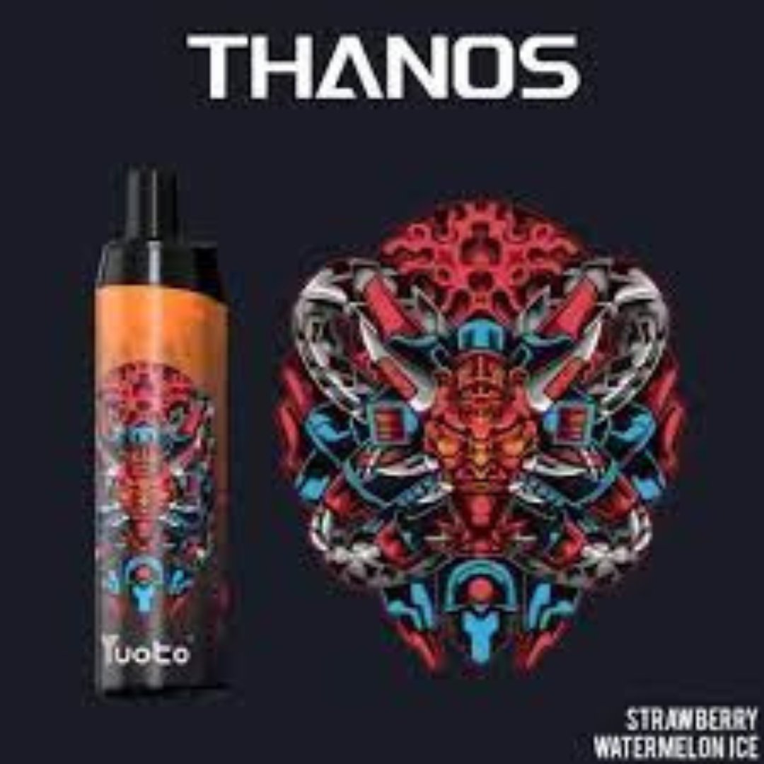 Yuoto thanos 5000 puffs - strawberry watermelon ice / 50mg(5% ) - disposable vape